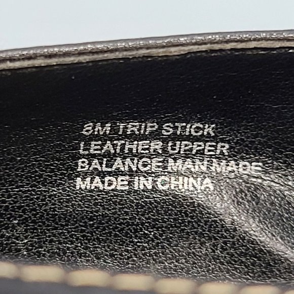 What's What By Aerosoles Trip Stick Women’s Slip On Black Leather Heels Size 8M - Picture 9 of 11